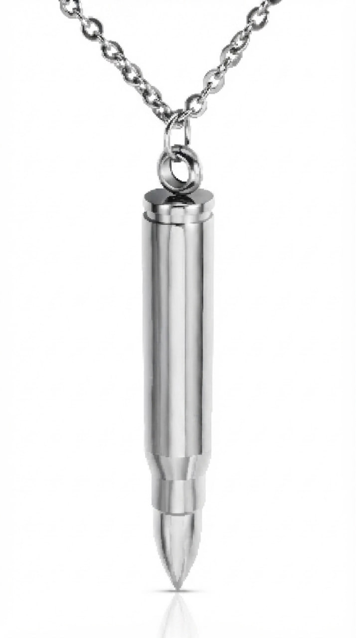 "Bullet" Stainless Steel Necklace - Prime Code