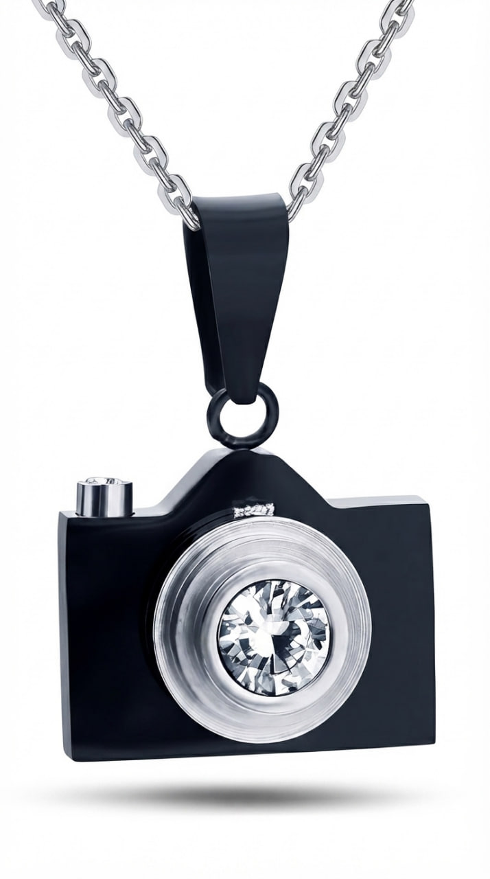"Camera" Stainless Steel Necklace - Prime Code