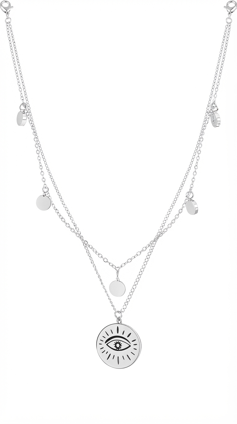 "Evil Eye" Stainless Steel Necklace - Intensity
