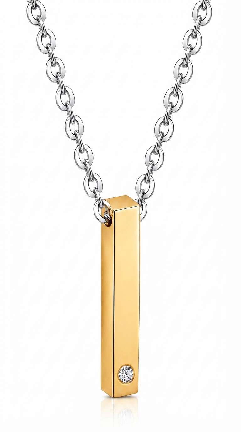 Necklace , Plated Steel