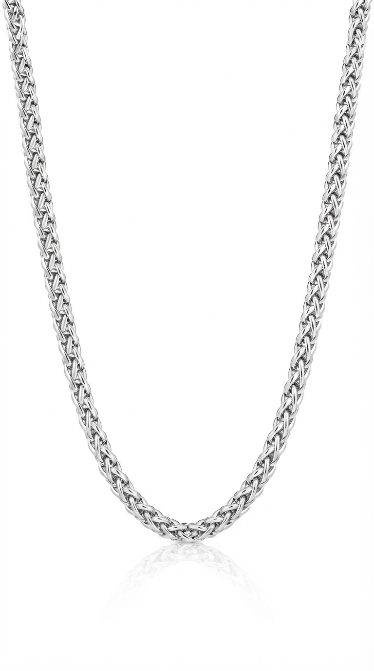 Necklace , Plated Steel