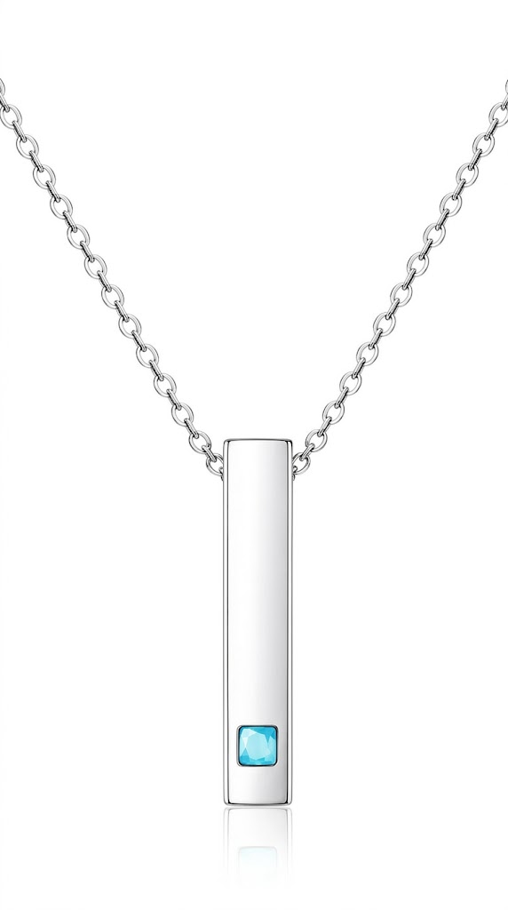 Engraving-ready Men's Stainless Steel Necklace - Prime Code