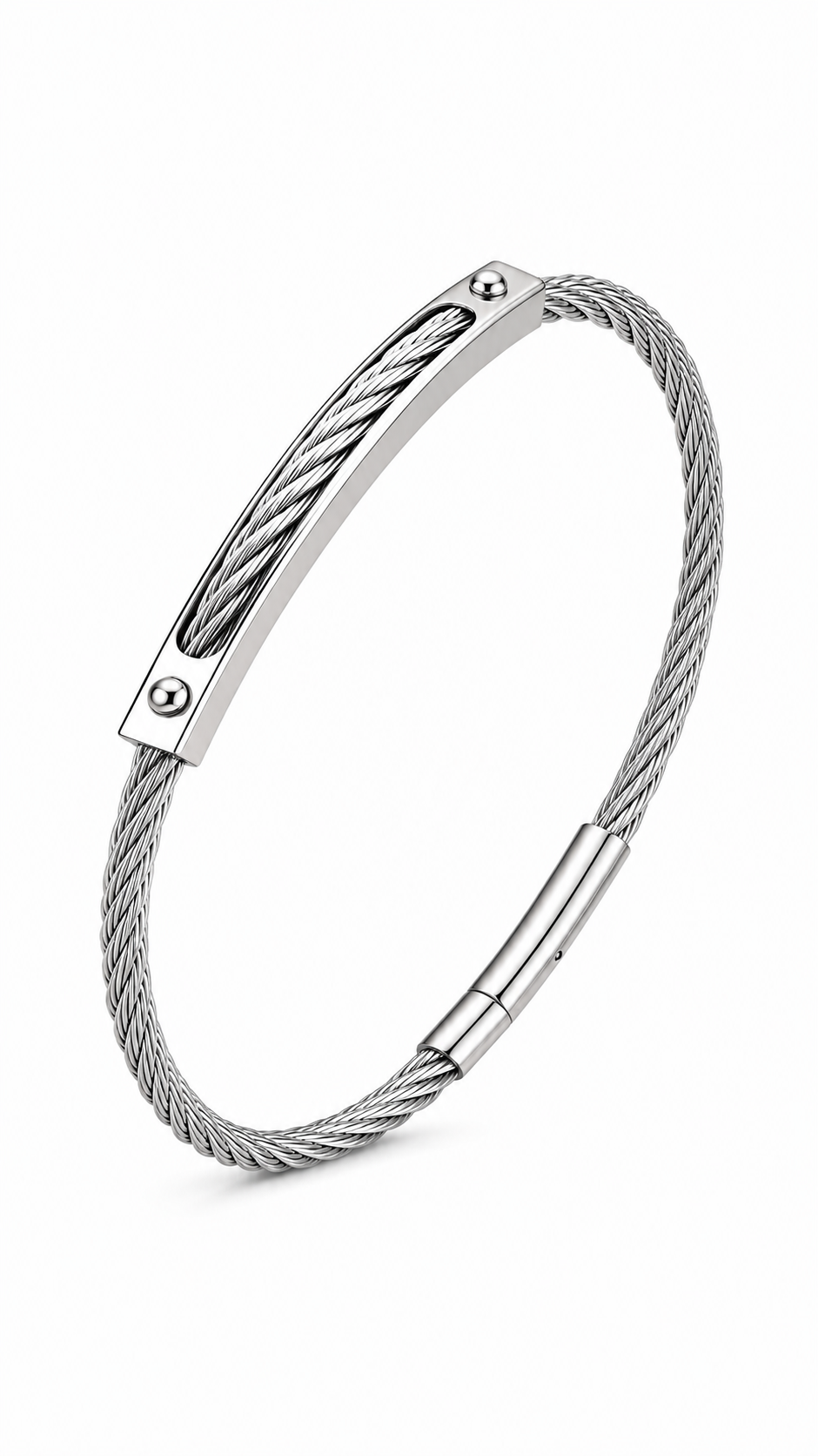 Men's Stainless Steel Bracelet - Prime Code