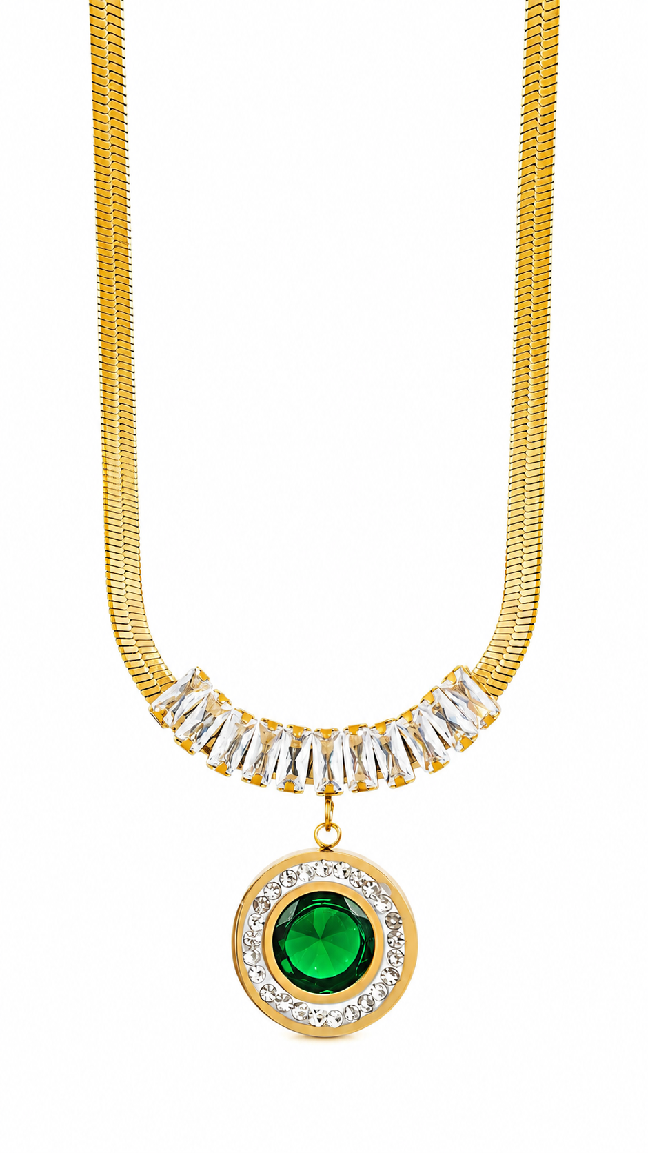 "Heart" PVD Gold-Plated Stainless Steel Necklace - Intensity