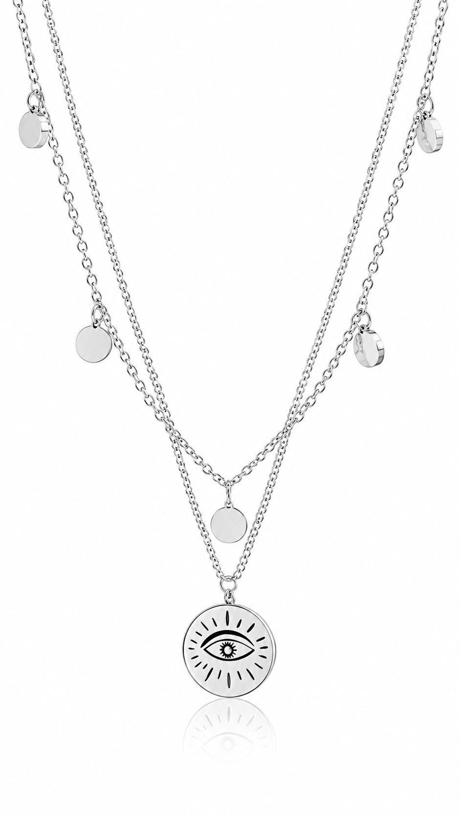 "Evil Eye" Stainless Steel Necklace - Intensity