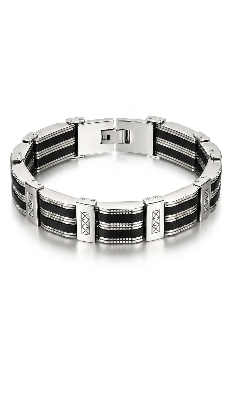 Men's Stainless Steel Bracelet - Prime Code